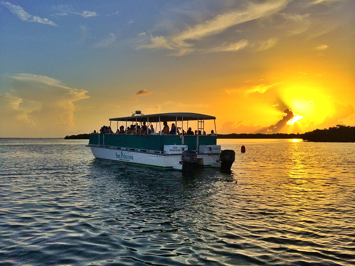 sunset boat cruise fort myers